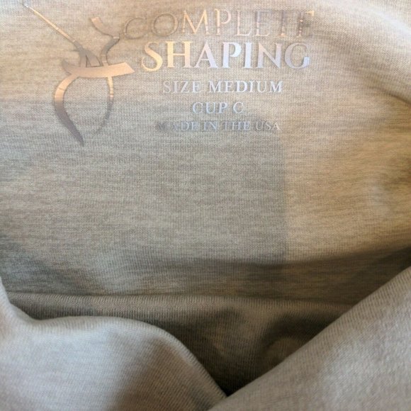 Mastectomy Camisole with Integrated Prosthetics, Medium w C Cup, NWT, Oat, Cut-O - Picture 7 of 9